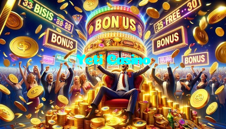 Yeti Casino casino presented on mobile device in Pakistan with slots and live games